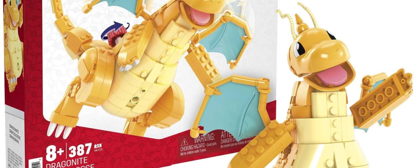 Mega Construx Klocki 387El. Pokemon Dragonite