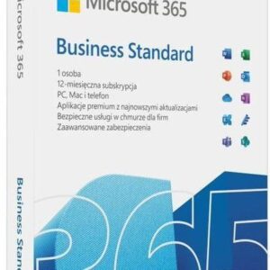 Microsoft 365 Business Standard PL P8 1Y Win/Mac KLQ-00686 Zastępuje P/N: KLQ-00472