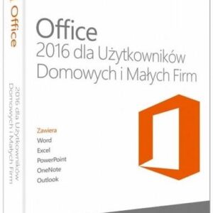 Microsoft Office 2016 Dla Użytkowników Domowych i Małych Firm ESD