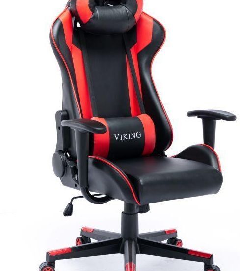 Muzee Concept Fotel Gamingowy Viking Czarno/Czerwony