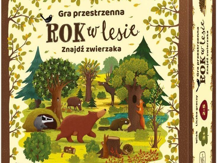 Nasza Księgarnia Rok w lesie. Znajdź Zwierzaka