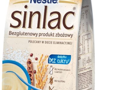 Nestle Sinlac Bezglutenowy Produkt Zbożowy Bez Dodatku Cukru dla niemowląt po 4 Miesiącu 300g