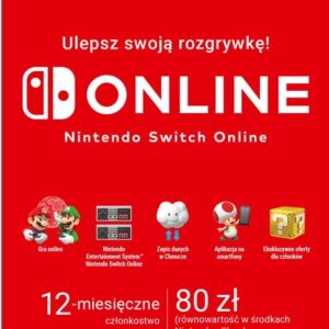 Nintendo Switch Online 12 Miesięcy