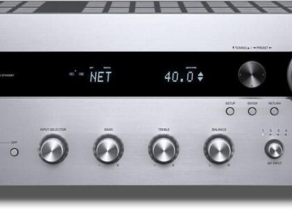 Amplituner Onkyo TX-8390 srebrny