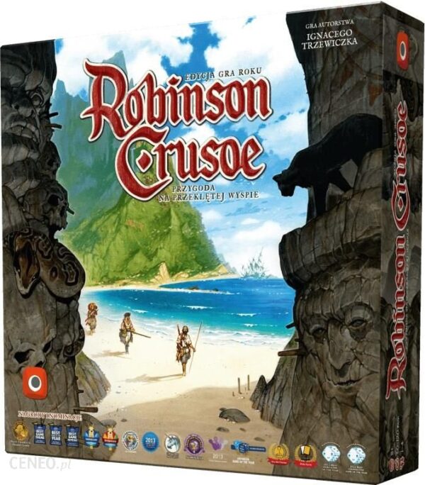 Gra planszowa Portal Games Robinson Crusoe Przygoda Na Przeklętej Wyspie Edycja Gra Roku
