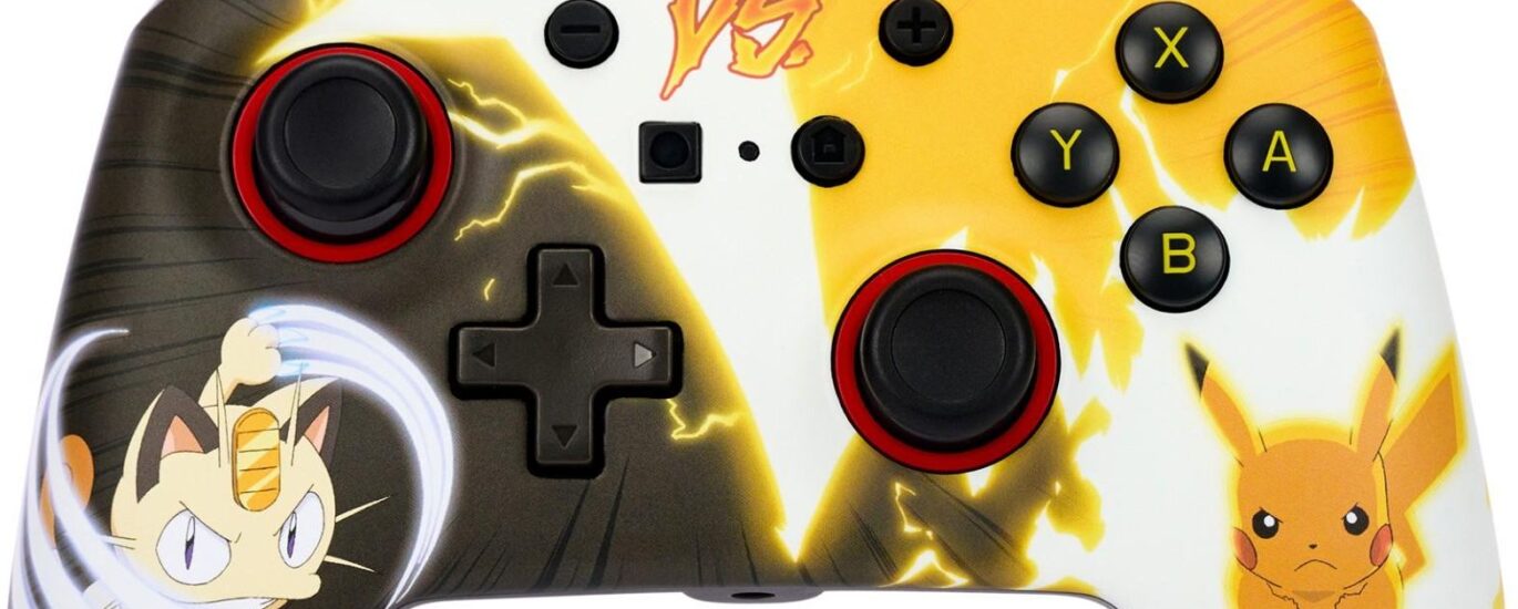 PowerA SWITCH Pad przewodowy Enhanced Pokemon Pikachu vs. Meowth