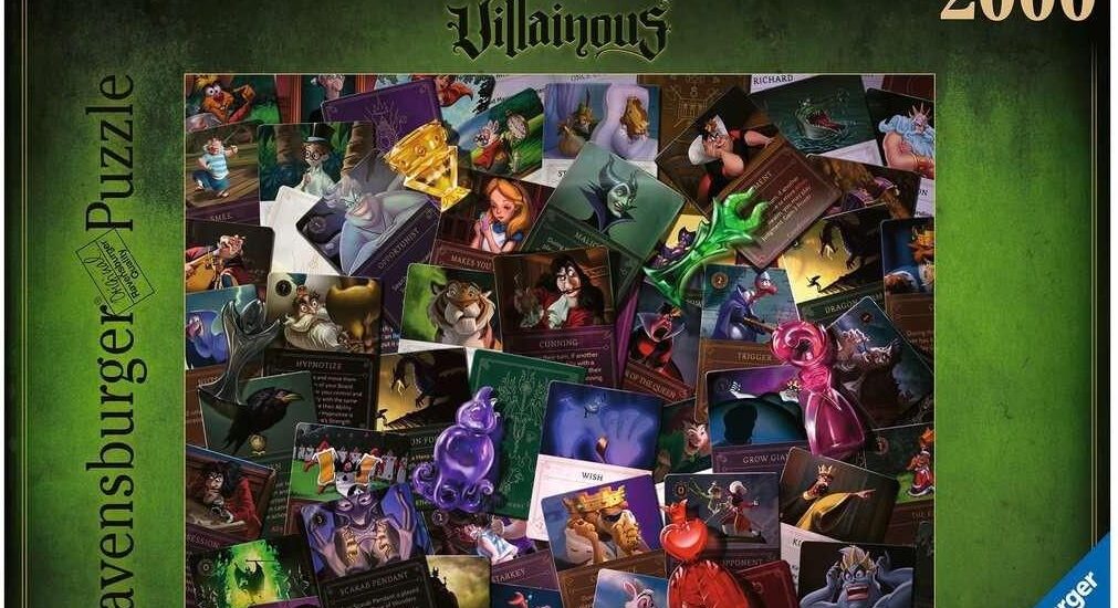 Ravensburger Disney Czarne Charaktery Puzzle 2000El.