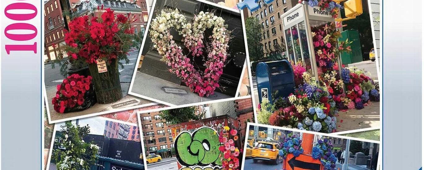 Ravensburger Nyc Błysk Kwiatów 1000El.