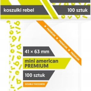 Rebel Koszulki Mini American Premium 41x63mm 100szt
