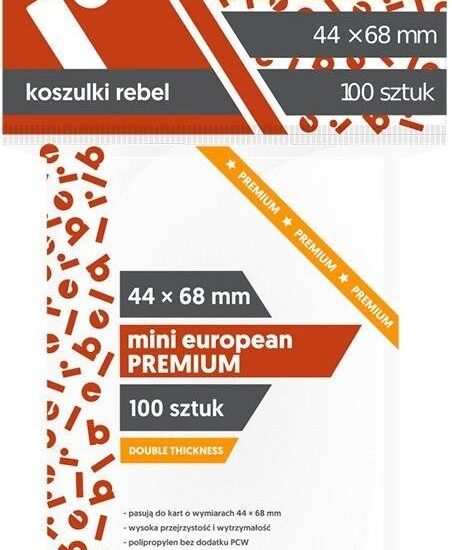 Rebel Koszulki Mini European Premium (44x68mm) 100szt.