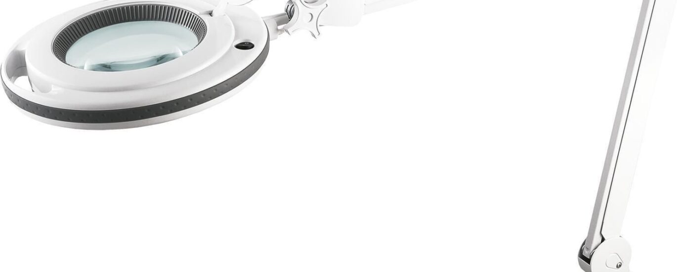 Lampa Rebel Lampka biurkowa Lampa warsztatowa z lupę 5D 10W