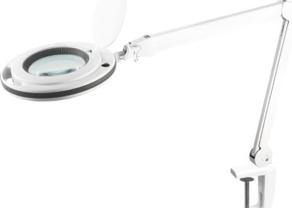 Lampa Rebel Lampka biurkowa Lampa warsztatowa z lupę 5D 10W