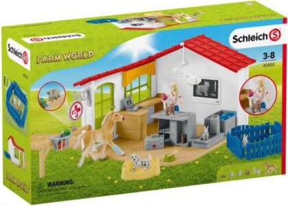 Schleich Przychodnia Weterynaryjna Ze Zwierzętami Domowymi Slh42502