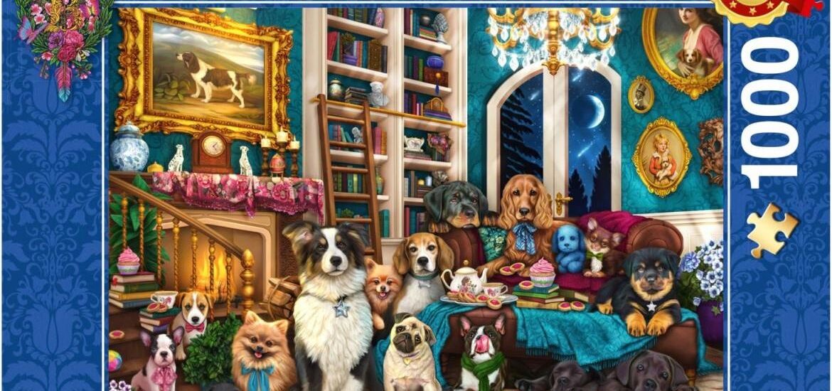 Schmidt Puzzle Spotkanie W Domowej Bibliotece Brigid Ashwood 1000El.