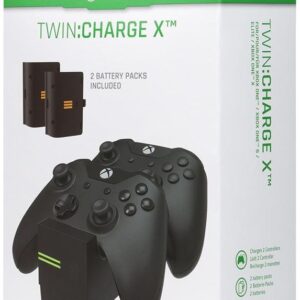 Snakebyte Twin Charge X Zestaw Ładowarka Xbox One + Akumulatorki 2X800 Mah Czarny (SB911736)