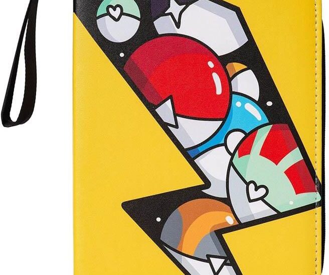 Software Pyramide album na karty Pokemon Pokebolle Żółty
