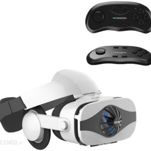 Strado Zestaw Okulary gogle VR 3D 360 FiiT 5F + słuchawki + Gamepad