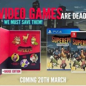 SuperEpic The Entertainment War - Badge Edition - Collector's Edition (Gra PS4)