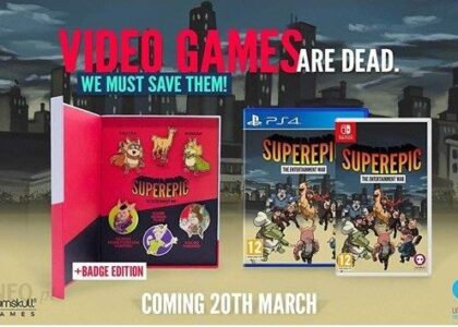 SuperEpic The Entertainment War - Badge Edition - Collector's Edition (Gra PS4)