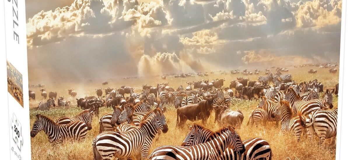 Tactic Puzzle Zebra Herd 500El.