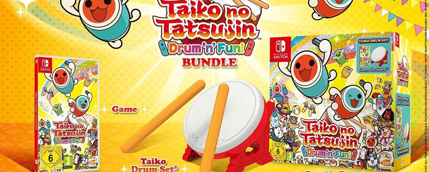 Taiko no Tatsujin Drum 'n' Fun! Bundle Drum (Gra NS)