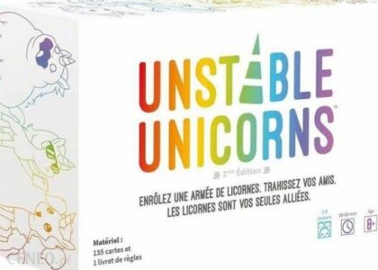 TeeTurtle Unstable Unicorns (wersja francuska)