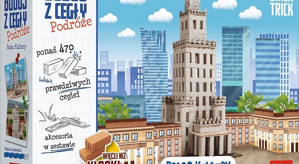 Trefl Brick Trick buduj z cegły Podróże Pałac Kultury XL 61383