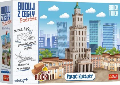 Trefl Brick Trick buduj z cegły Podróże Pałac Kultury XL 61383