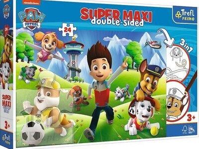 Trefl Primo Puzzle Super Maxi 24el. Przygody Psiego Patrolu 41001