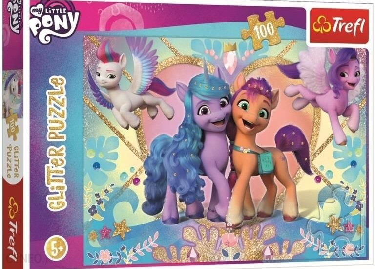 Trefl Puzzle 100el. My Little Pony Brokatowe Kucyki 14828