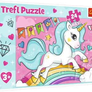 Trefl Puzzle 24el. Słodki Jednorożec 14302