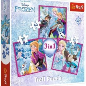 Trefl Puzzle 3W1 Disney Kraina Lodu Zimowa Magia
