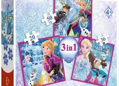 Trefl Puzzle 3W1 Disney Kraina Lodu Zimowa Magia