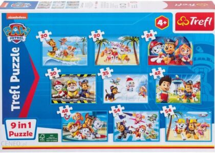 Trefl Puzzle 9w1 Psi Patrol 93186