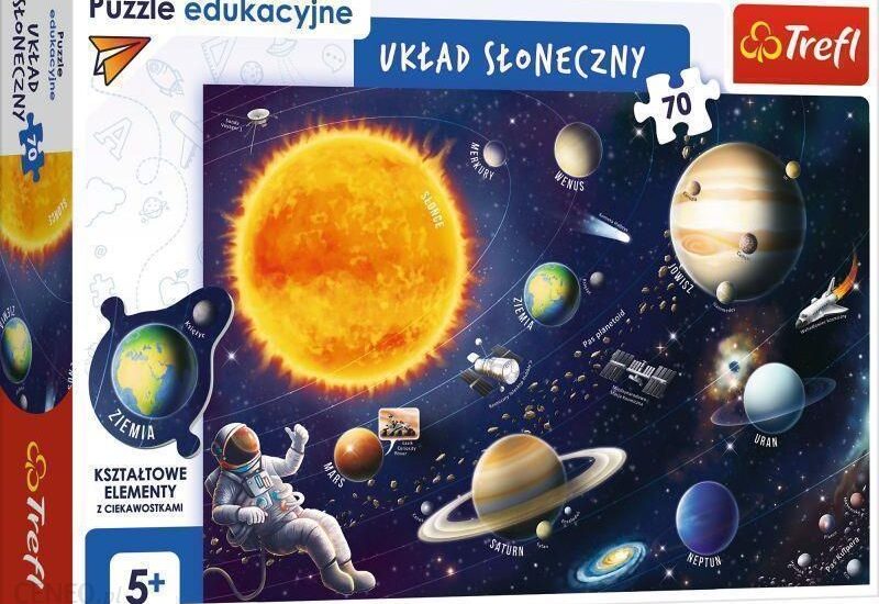 Trefl Puzzle Edukacyjne 70el. Układ Słoneczny 15559