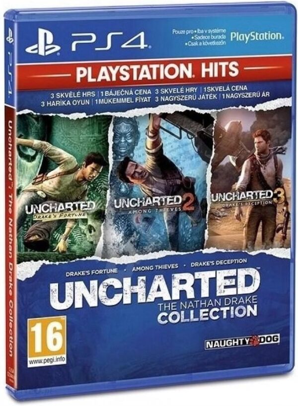 Uncharted: Kolekcja Nathana Drake'a HITS (Gra PS4)