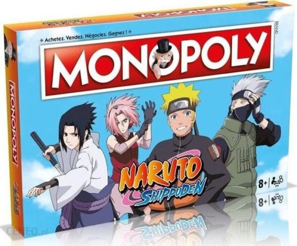 Gra planszowa Winning Moves Monopoly Naruto Shippuden (wersja francuska)