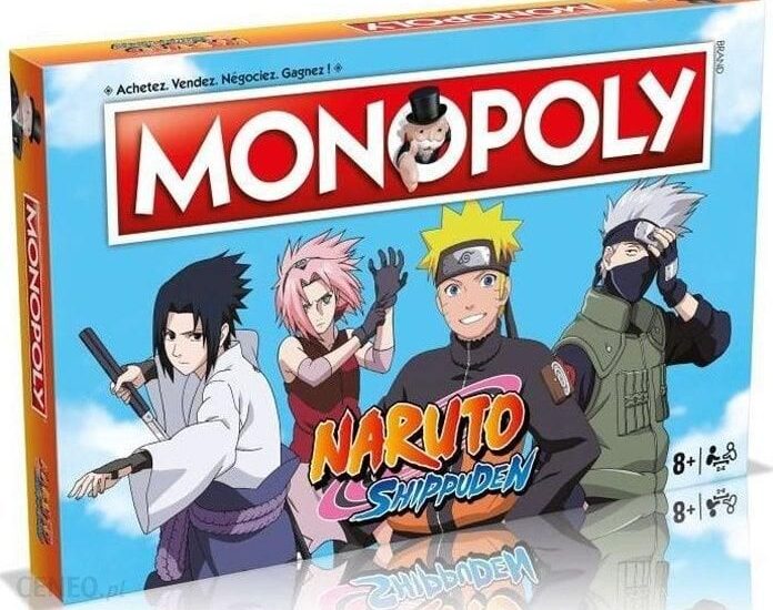 Gra planszowa Winning Moves Monopoly Naruto Shippuden (wersja francuska)