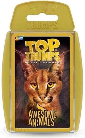 Winning Moves Top Trumps Awesome Animals (wersja angielska)