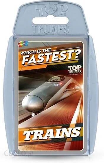Winning Moves Top Trumps Trains (wersja angielska)