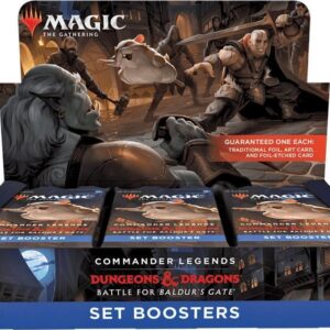 Wizards Of The Coast Magic the Gathering Commander Legends Battle for Baldurs Gate Set Booster Box (18 szt.)