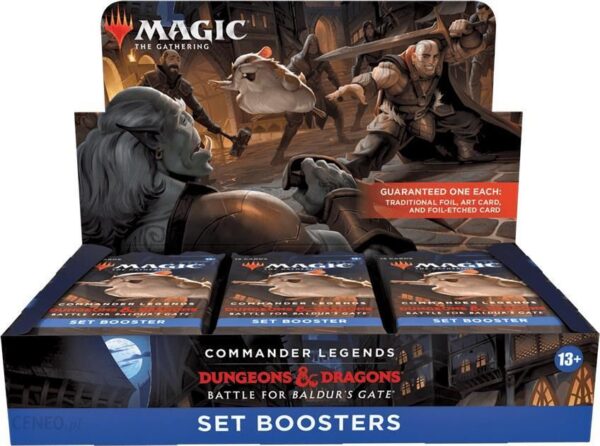 Wizards Of The Coast Magic the Gathering Commander Legends Battle for Baldurs Gate Set Booster Box (18 szt.)