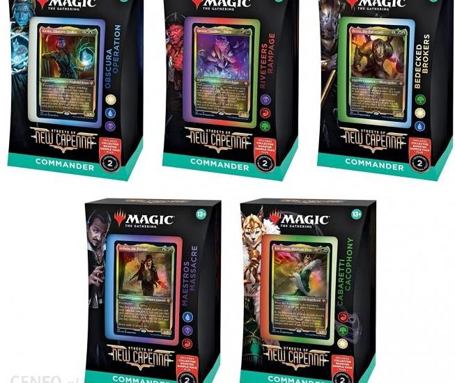 Wizards of the Coast Magic The Gathering Streets of New Capenna Commander Decks Display