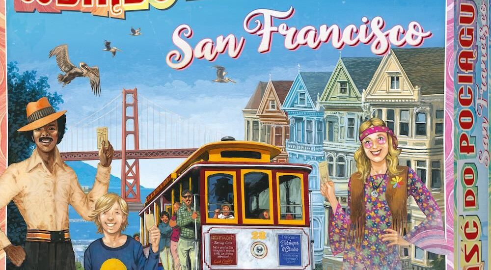Gra planszowa Wsiąść do Pociągu San Francisco